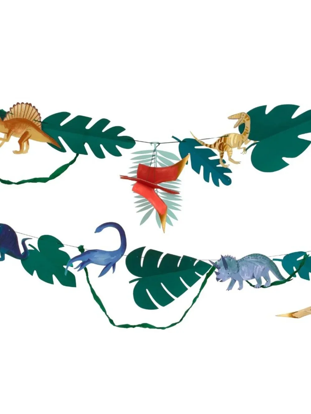 Meri Meri Party Garland Dinosaur Jurassic Park Theme - BIRTHDAY PARTIES, FUN!